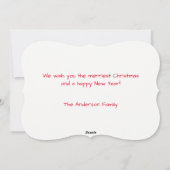 フェスティバルクリスマスダシュンドッグ シーズンカード (裏面)