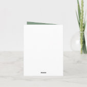 フェスティバルクリスマスチキンのカスタマイズ可能 シーズンカード (裏面)