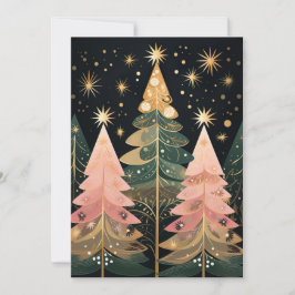 フェスティバルクリスマスツリーのグリーティングカード シーズンカード