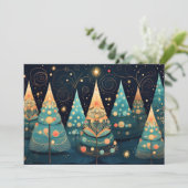 フェスティバルクリスマスツリーのグリーティングカード シーズンカード (スタンド正面)