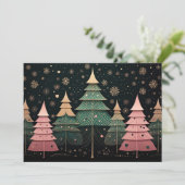 フェスティバルクリスマスツリーのグリーティングカード シーズンカード (スタンド正面)