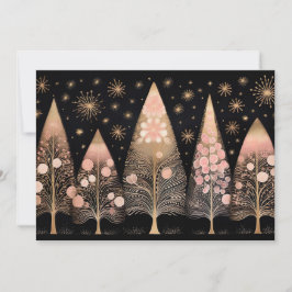 フェスティバルクリスマスツリーのグリーティングカード シーズンカード