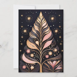 フェスティバルクリスマスツリーのグリーティングカード シーズンカード