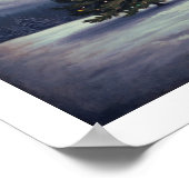 フェスティバルクリスマスツリーウォールアート ポスター (角)