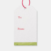 フェスティバルクリスマスツリーギフトラベル ギフトタグ (裏面)