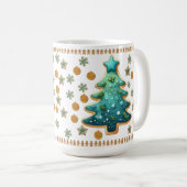 フェスティバルクリスマスツリークッキーマグ コーヒーマグカップ (正面右)