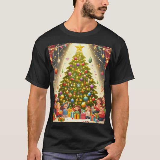 フェスティバルクリスマスツリージョイ Tシャツ (正面)