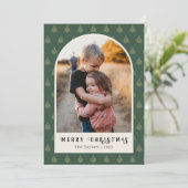 フェスティバルクリスマスツリーズアーチフォト シーズンカード (スタンド正面)