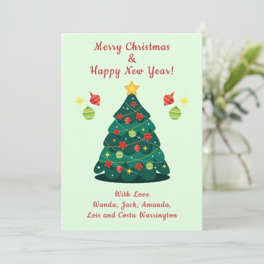 フェスティバルクリスマスツリーホリデーウィッシュデザイン (スタンド正面)