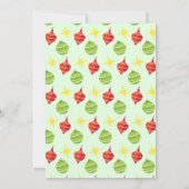 フェスティバルクリスマスツリーホリデーウィッシュデザイン (裏面)