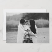 フェスティバルクリスマスツリーホリデーディナーパーティーフォト 招待状 (裏面)