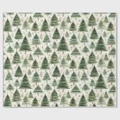 フェスティバルクリスマスツリーラッピング紙 ラッピングペーパー (フラット)
