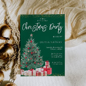 フェスティバルクリスマスツリー&ギフトグリーンクリスマスパーティー 招待状