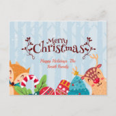 フェスティバルクリスマスツリー ポストカード (正面)