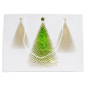 フェスティバルクリスマスツリー ラージペーパーバッグ (正面)