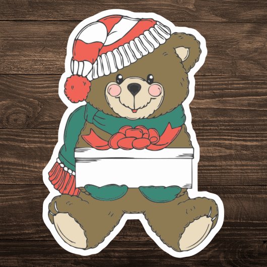 フェスティバルクリスマステディベア シール