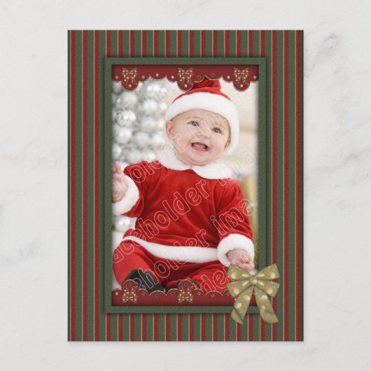 フェスティバルクリスマステンプレート シーズンポストカード (正面)