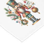 フェスティバルクリスマステーマくるみ割り ショートテーブルランナー (コーナー)