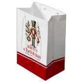 フェスティバルクリスマステーマくるみ割り ミディアムペーパーバッグ (正面アングル)