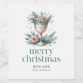 フェスティバルクリスマステーマファンシーアリス ワインラベル (シングルラベル)