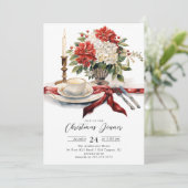 フェスティバルクリスマスディナー招待状 招待状 (スタンド正面)