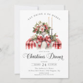 フェスティバルクリスマスディナー招待状 招待状 (正面)