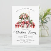 フェスティバルクリスマスディナー招待状 招待状 (スタンド正面)