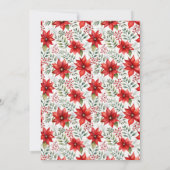 フェスティバルクリスマスディナー招待状 招待状 (裏面)