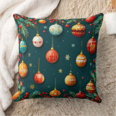 フェスティバルクリスマスデコレーションとオーナメント クッション (ブランケット)