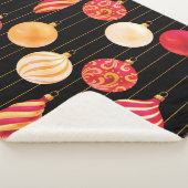 フェスティバルクリスマスデコレーションパターン シェルパブランケット (3/4)