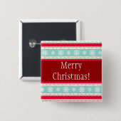 フェスティバルクリスマスデザインカスタム文字 缶バッジ (正面&裏面)