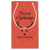 フェスティバルクリスマストインデナー&スノーフォールレッドホリデイ スモールペーパーバッグ (裏面)