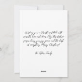 フェスティバルクリスマストナカイのグリーティングカード シーズンカード (裏面)