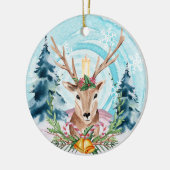 フェスティバルクリスマストナディアホリデーツリー セラミックオーナメント (左)