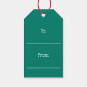 フェスティバルクリスマストナディギフトラベル ギフトタグ (裏面)