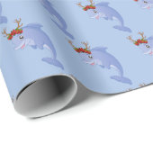 フェスティバルクリスマスドルフィンタイルパーティー ラッピングペーパー (ロールコーナー)