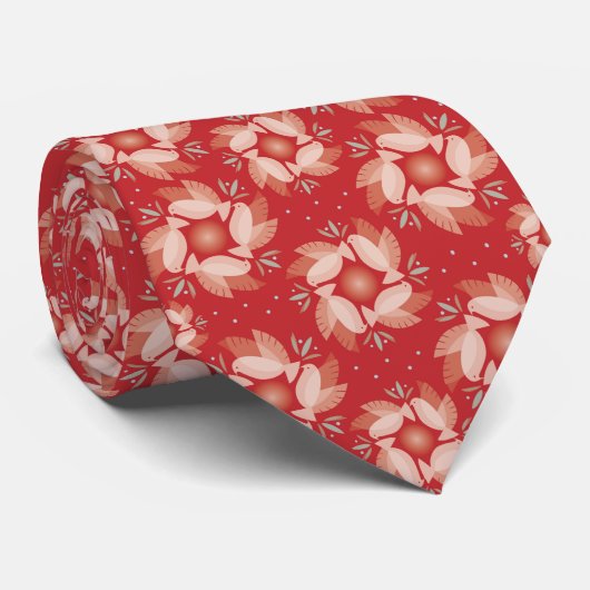 フェスティバルクリスマスドーム、レッドネックタイ ネクタイ (ロール)