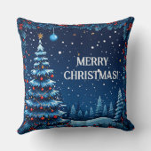フェスティバルクリスマスナイト（雪あり） クッション (裏面)