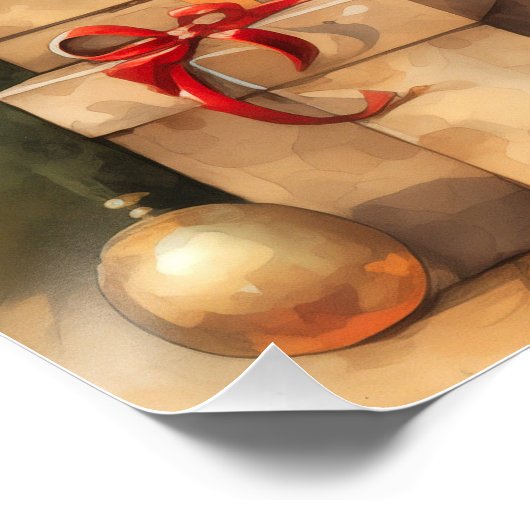 フェスティバルクリスマスナツクラッカー絵を描ズホリデー ポスター (コーナー)