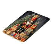 フェスティバルクリスマスナツクラッカー絵を描ズホリデー マグネット (左側)