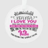 フェスティバルクリスマスナナワードアート気持ち オーナメント (正面)