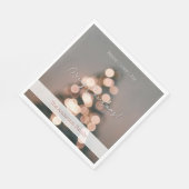 フェスティバルクリスマスナプキン – 暖かいクリスマスデザイン スタンダードランチョンナプキン (角)