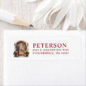 フェスティバルクリスマスニューホーム差出人住所ラベル ラベル (インサイチュ)