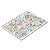 フェスティバルクリスマスノート ノートブック (左側)