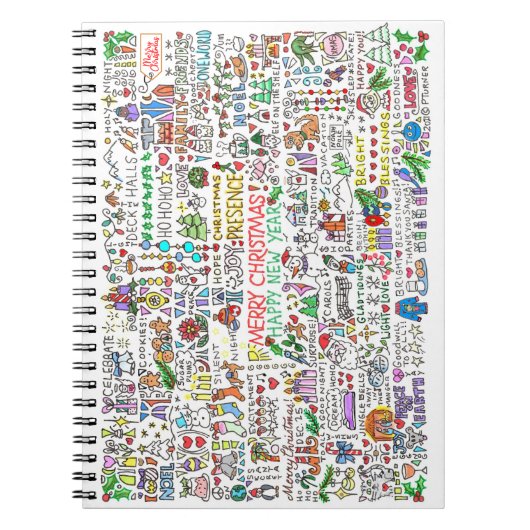 フェスティバルクリスマスノート ノートブック (正面)
