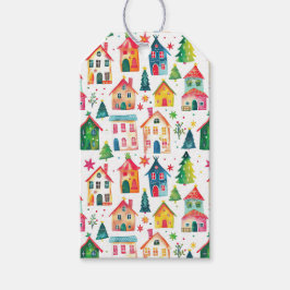 フェスティバルクリスマスハウスギフトラベル ギフトタグ