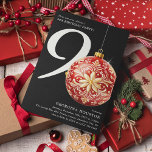 フェスティバルクリスマスバウブル90th誕生日パーティー 招待状<br><div class="desc">は祝フェスティバルのホリデーシーズンの90誕生日。このクリスマスボーブルデザインは、友人や家族に送信するための完璧なマイルストーンの招待状である。すべての文字はカスタマイズ可能。</div>