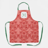 フェスティバルクリスマスパイナップルオーナメントパターン エプロン (正面)