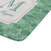 フェスティバルクリスマスパイナップルオーナメントモノグラム カッティングボード (角)