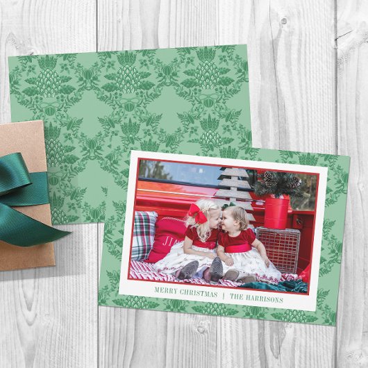 フェスティバルクリスマスパイナップルオーナメント写真 シーズンカード